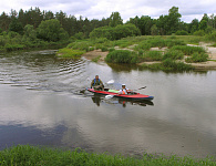 Река Рессета сплав на байдарках Красное  - Чернышено июнь 2009 года фото 7