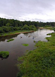 Река Рессета сплав на байдарках Кцынь  - Чернышено июль 2009 года фото 5
